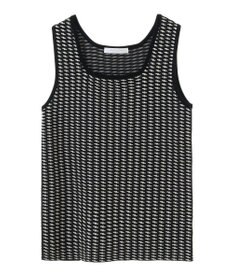 Green Parks ジャガード柄スクエアニットプルオーバー