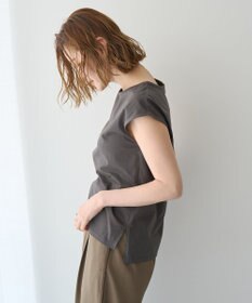 YECCA VECCA 【2点SET】刺繍メッシュキャミセットコットンTee