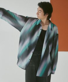 WEGO シアーパターンBIGシャツ（LS）