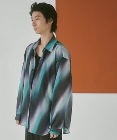 WEGO シアーパターンBIGシャツ（LS）