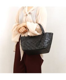 UNBILLION アトランタ ATLANTA / 牛革メッシュ手提げトート