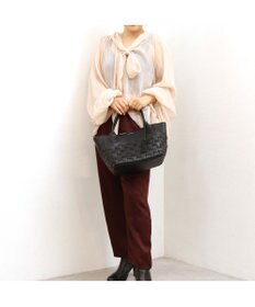 UNBILLION アトランタ ATLANTA / 牛革メッシュ手提げトート