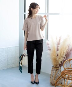 Tiaclasse 【洗える】ゆったりシルエットの幅広カフスブラウス