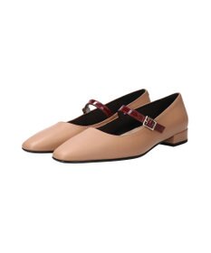 INTER-CHAUSSURES 【FABIO RUSCONI】スクエアトウワンストラップパンプス