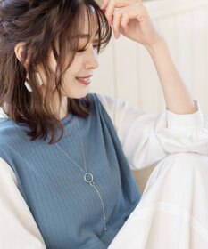 Tiaclasse 【洗える】一枚でコーデが決まるニットソーレイヤード風ワンピ