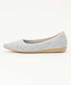 steppi 【洗える/撥水】ミックス調 ポインテッド パンプス