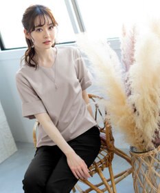 Tiaclasse 【洗える】ゆったりシルエットの幅広カフスブラウス