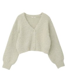 earth music&ecology ミックスカラーラメニットカーディガン