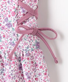 組曲 KIDS 【UVカット】【SS-Lサイズ】トロピカルフラワー スイムウェア(ワンピース)