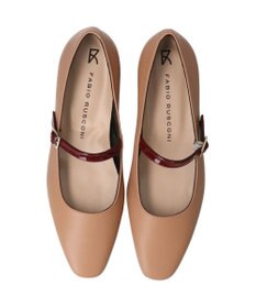 INTER-CHAUSSURES 【FABIO RUSCONI】スクエアトウワンストラップパンプス