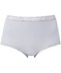 Wing ショーツ 綿混(身生地部) やさしい肌あたり 【デイリーフィット やわらかコットン】 はきこみ丈ふかめ EC3230 ウイング／ワコール