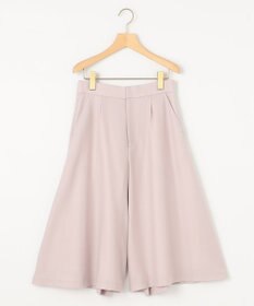 組曲 L 【WEB一部店舗限定】ウールジョーゼット キュロットパンツ