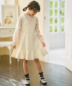 組曲 KIDS 【110-140㎝】ダンボールニット ジャンスカ