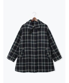 Te chichi ロービングチェックミドルコート《2025winter catalog item》