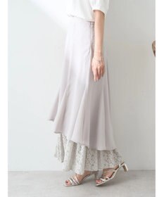 earth music&ecology レースヘムスカート