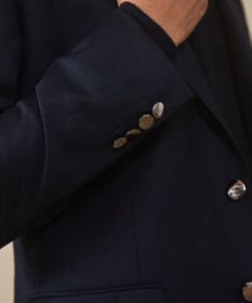 GOTAIRIKU 【御幸毛織/オリジナル素材】Super160’S 定番 ネイビーブレザー(25年秋冬モデル)