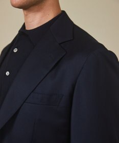 GOTAIRIKU 【御幸毛織/オリジナル素材】Super160’S 定番 ネイビーブレザー(25年秋冬モデル)