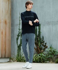 23区GOLF 【MEN】【23Fondation/WEB&一部店舗限定】【ストレッチ】エアダンボール JERSEYパンツ