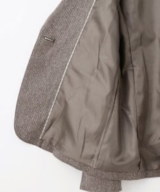 J.PRESS LADIES 【セットアップ対応】ウールストレッチツイード テーラード ジャケット