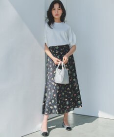 組曲 S 【先行予約】クラッシックフラワープリント フレアスカート