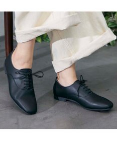 ing <ing>【WEB限定】ゴム紐レースアップシューズ