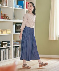 ANY 【洗濯機可能・ウエストゴム】リラックススカーチョ