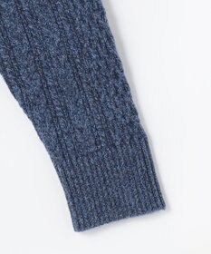 JOSEPH ABBOUD 【柔らか】ラムコットンハイネックジップ セーター