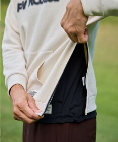 PW CIRCULUS 【撥水加工 / 小さくまとまる】【UNISEX】オーバーサイズ パッカブルベスト ゴルフウェア メンズ レディース