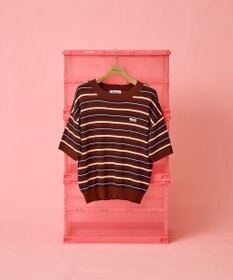 AMERICAN HOLIC 【PENNEY'S】レトロボーダー半袖ニット