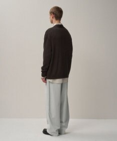 ATON WOOL WASHI | オーバーサイズカーディガン - UNISEX