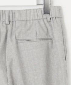 23区 クリアウールサキソニー テーパードパンツ