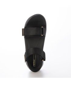 MODE ET JACOMO <noyau>厚底サテンベルクロスポーツサンダル