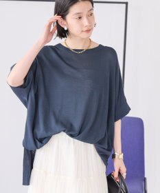 AMERICAN HOLIC 接触冷感サイドスリットニットプルオーバー