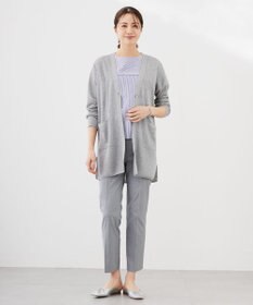 J.PRESS LADIES L 【WEB限定カラーあり・抗菌消臭・吸水速乾】サッカージャージー フレンチスリーブ カットソー
