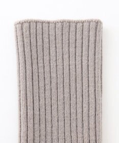 自由区 【洗える】ウールブレンドバルキー アームウォーマー