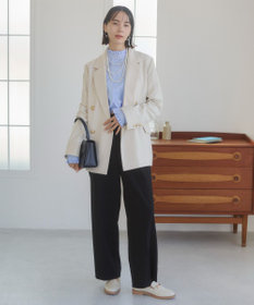 WEGO 【ANGIE VINTAGE/S/Mサイズ展開 / オケージョン対応 / セレモニー対応】ゴールドボタン テーラードジャケット / 金ボタン ダブル ブレザー