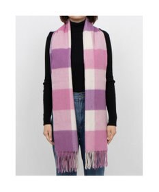 UNBILLION カシュネ cache nez / ウールチェックストール