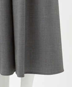 23区 L 【エステータ】ウールトロドライストレッチ カシュクールシャツ ワンピース