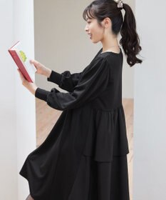 Tiaclasse L 【洗える】ドッキングティアードワンピース