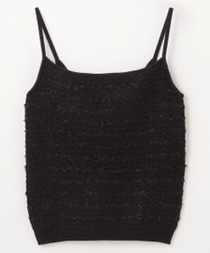 GRACE CONTINENTAL ラメツイードニットキャミ