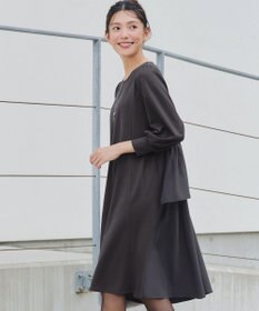 Tiaclasse L 【洗える】ドッキングティアードワンピース