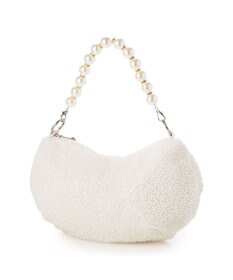 UNBILLION カシュカシュ cachecache / パール調ビーズワンハンドルバッグ