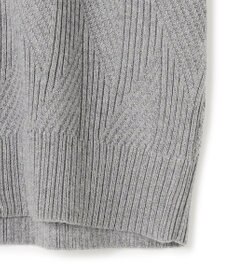 JOSEPH HOMME  新柄【洗える】シルクバルキー　　ハイネックジップアップニット