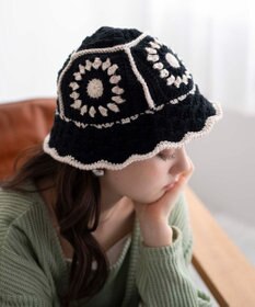 WEGO クロシェニットハット