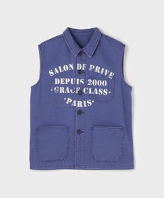 GRACE CONTINENTAL ヘリンボーンツイルジレ