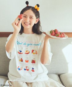 earth music&ecology ｍｉｆｆｙ／ｅａｒｔｈ　ｓｔｒａｗｂｅｒｒｙ　Ｔｅｅ