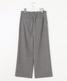 J.PRESS LADIES 【洗える】チェルビック チェック セミワイド パンツ