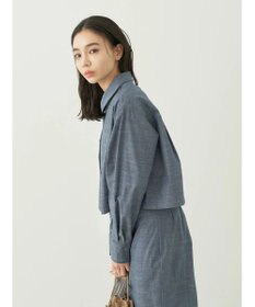 earth music&ecology ショート丈シャツジャケット