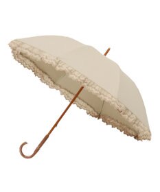 MOONBAT GRACY(グレイシー) 晴雨兼用日傘 長傘 T/C Eyelet lace Frill