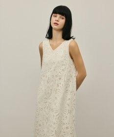GRACE CONTINENTAL フラワーカットワークワンピース